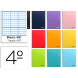 Cuaderno espiral liderpapel cuarto witty tapa dura 80h 75gr rayado nº46 colores surtidos