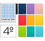 Cuaderno espiral liderpapel cuarto witty tapa dura 80h 75gr milimetrado 2mm colores surtidos