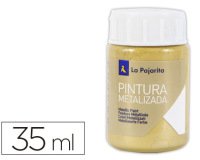 Pintura metalizada la pajarita oro rico 35 ml