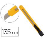 Cuter q-connect plastico estrecho cuchilla 9 mm xd-04 con clip blister 1 unidad