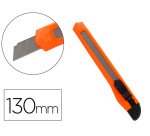 Cuter q-connect plastico estrecho cuchilla 9 mm xd-05 con clip blister 1 unidad