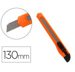 Cuter q-connect plastico estrecho cuchilla 9 mm xd-05 blister 1 unidad