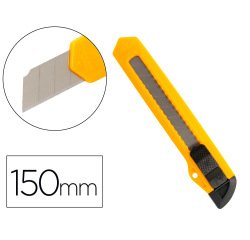 Cuter q-connect plastico ancho cuchilla 18 mm xd-11 blister 1 unidad