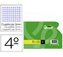 Recambio liderpapel 4º / A5+ 100 h cuadricula 3 mm 2 taladros con margen
