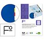 Separador liderpapel plastico juego de 5 separadores folio 16 taladros