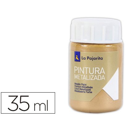 Pintura metalizada la pajarita oro ducado 35 ml