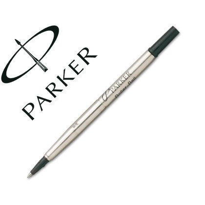 Recambio rotulador roller parker 0,8 mm negro
