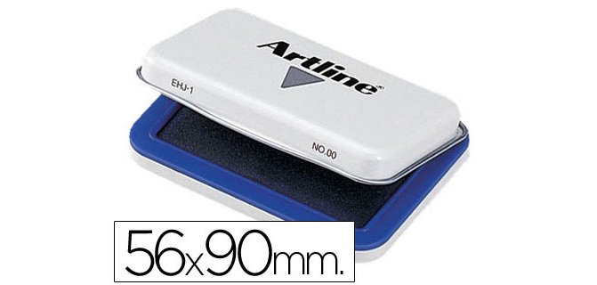 Tampon artline nº0 azul 56x90 mm
