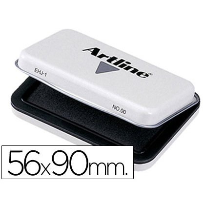 Tampon artline nº0 negro 56x90 mm