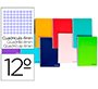 Cuaderno espiral liderpapel bolsillo doceavo smart tapa blanda 80h 60gr cuadro 4mm colores surtidos