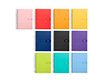 Cuaderno espiral liderpapel a4 crafty tapa forrada 80h 90gr cuadro 5mm con margen colores surtidos