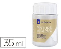 Pintura metalizada la pajarita plata 35 ml