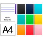 Cuaderno espiral liderpapel a4 micro jolly multidisciplina tapa forrada 140h 75gr 28h 5mm 112h hrtal.