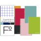 Cuaderno espiral liderpapel folio witty tapa dura 80h 75gr cuadro 8mm con margen colores surtidos