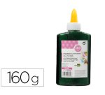 Purpurina pegamento liderpapel fantasia verde metalizado bote de 160 gr