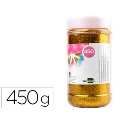 Purpurina liderpapel fantasia color oro metalizado bote de 450 gr