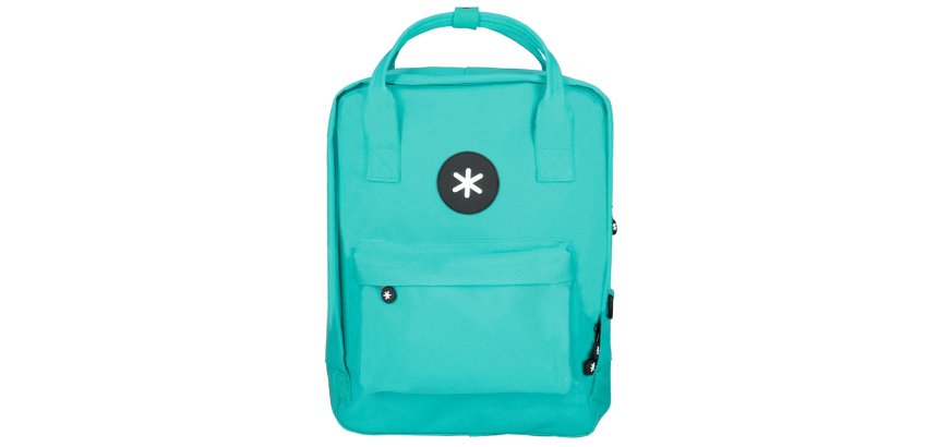 Mochila antartik 2 asas y bolsillos exteriores menta 300x115x390 mm