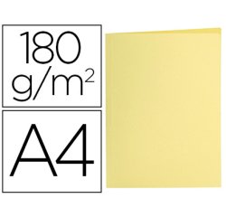 Subcarpeta liderpapel a4 amarillo pastel 180g/m2
