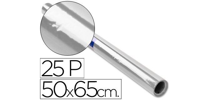 Papel celofán trepado 50 x 65 cm -  Rollo de 25 hojas