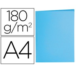 Subcarpeta liderpapel a4 azul pastel 180g/m2