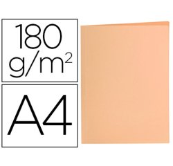 Subcarpeta liderpapel a4 naranja pastel 180g/m2