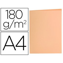 Subcarpeta liderpapel a4 naranja pastel 180g/m2