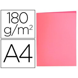 Subcarpeta liderpapel a4 rosa pastel 180g/m2