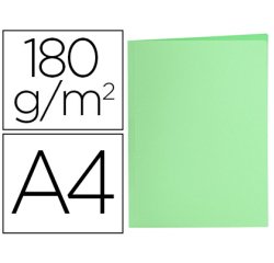 Subcarpeta liderpapel a4 verde pastel 180g/m2