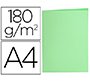 Subcarpeta liderpapel a4 verde pastel 180g/m2