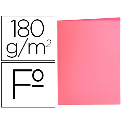 Subcarpeta liderpapel folio rosa pastel 180g/m2