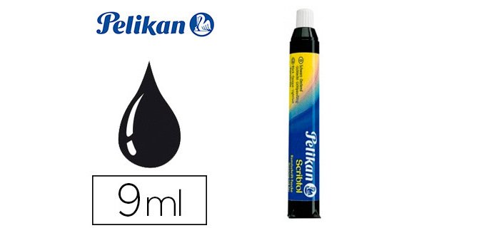 Tinta china pelikan negra cargador 9 ml