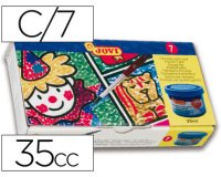Tempera jovi 35 ml caja de 7 colores surtidos