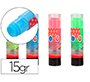 Pegamento liderpapel en barra 15 g trazo magico color neon surtido unidad