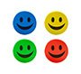 Borrador liderpapel pizarra blanca redondo 5 cm diametro magnetico cara smiley colores surtidos