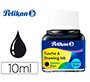Tinta china pelikan negra bote de 10 ml