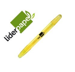 Marcador de cera gel liderpapel fluorescente color amarillo
