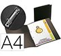 Carpeta liderpapel 2 anillas mixtas mini 15 mm polipropileno din a4 negro opaco