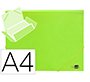 Carpeta liderpapel gomas solapas polipropileno din a4 amarillo fluor opaco