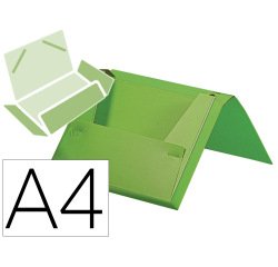 Carpeta liderpapel portadocumentos gomas polipropileno din a4 verde menta opaco lomo 25 mm