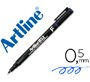 Rotulador artline retroproyeccion punta fibra permanente ek-853 azul -punta redonda 0.5 mm