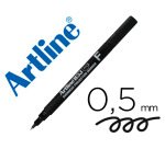 Rotulador artline retroproyeccion punta fibra permanente ek-853 negro -punta redonda 0.5 mm