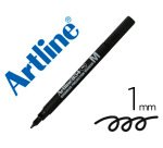 Rotulador artline retroproyeccion punta fibra permanente ek-854 negro -punta redonda 1 mm