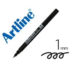 Rotulador artline retroproyeccion punta fibra permanente ek-854 negro -punta redonda 1 mm