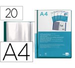 Carpeta liderpapel personaliza fundas canguro polipropileno din a4 translúcido portada y lomo