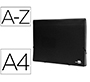 Carpeta liderpapel clasificador fuelle polipropileno din a4 negro opaco 13 departamentos