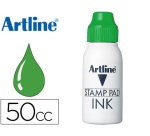 Tinta tampon artline verde bote 50 cc