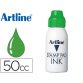 Tinta tampon artline verde bote 50 cc