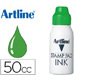 Tinta tampon artline verde bote 50 cc