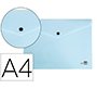 Carpeta liderpapel dossier broche polipropileno din a4 celeste opaco 50 hojas