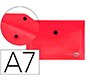 Carpeta liderpapel dossier broche polipropileno din a7 rojo translucido